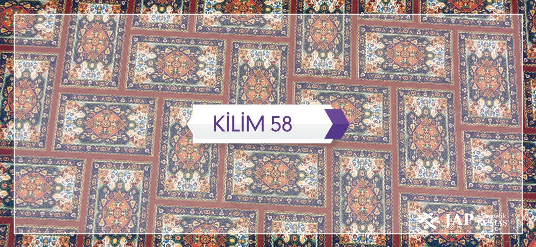 Kilim 58 Desenli Kumaş 