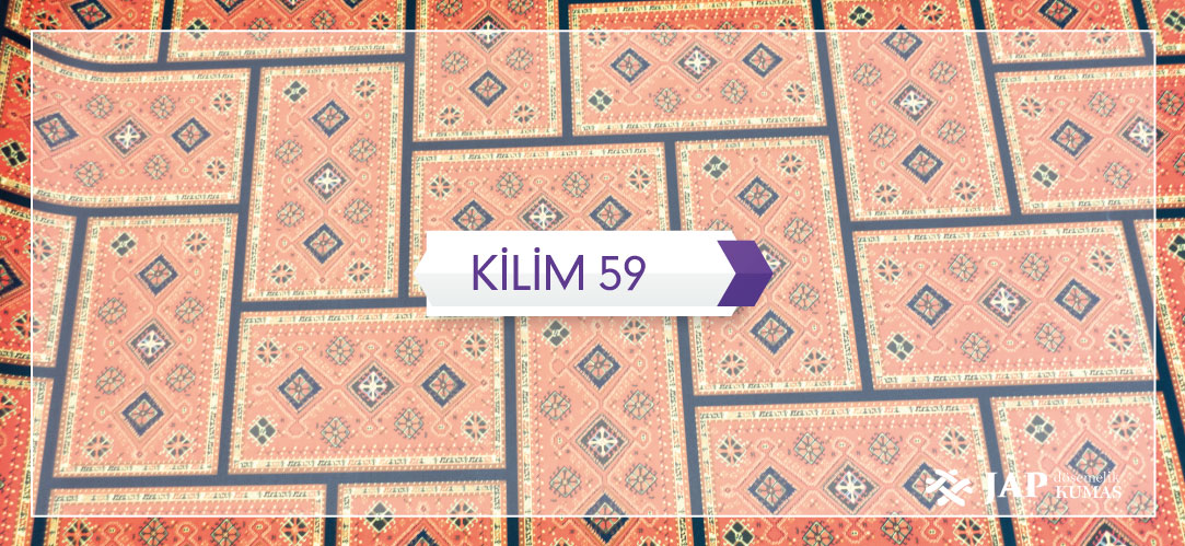 Kilim 59 Desenli Kumaş 